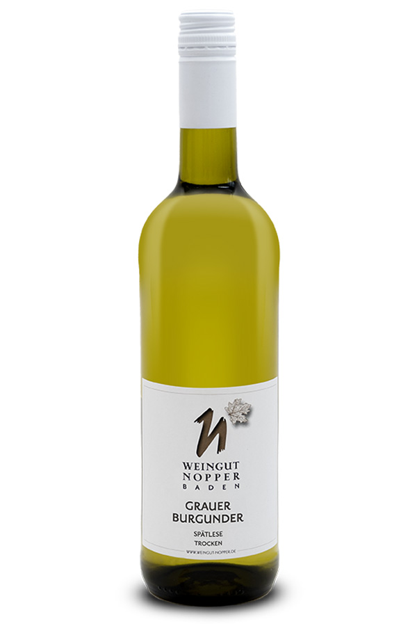 Grauer Burgunder Spätlese trocken - badischer Wein