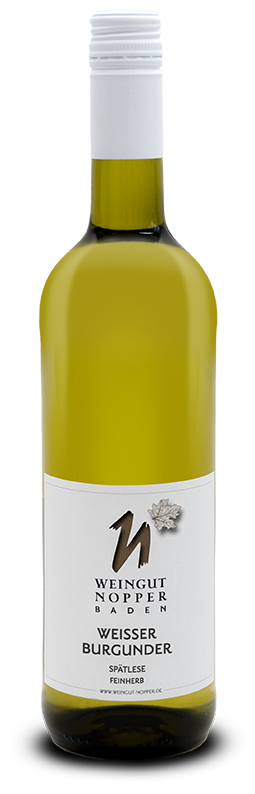 Weißer Burgunder Spätlese feinherb - badischer Wein