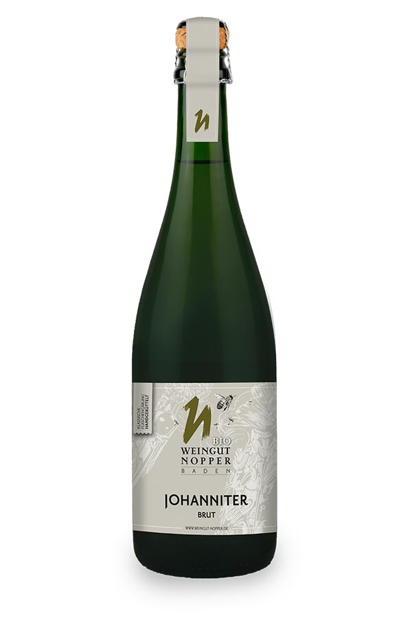 Johanniter Brut, Winzersekt  handgerüttelt, Bio DE ÖKO 0422