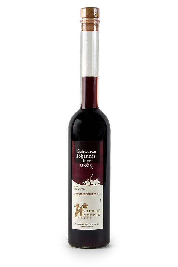 Schwarzer Johannisbeerlikör