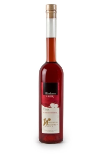 Himbeerlikör aus vollreifen Himbeeren aus Waldkirch