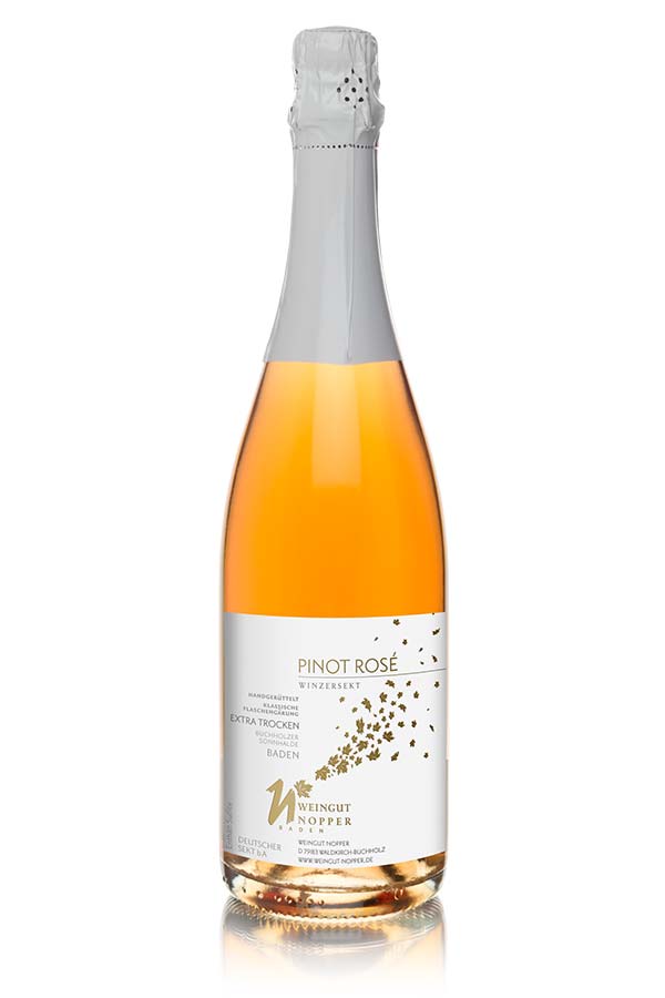 Pinot Rose Winzersekt extra trocken, handgerüttelt